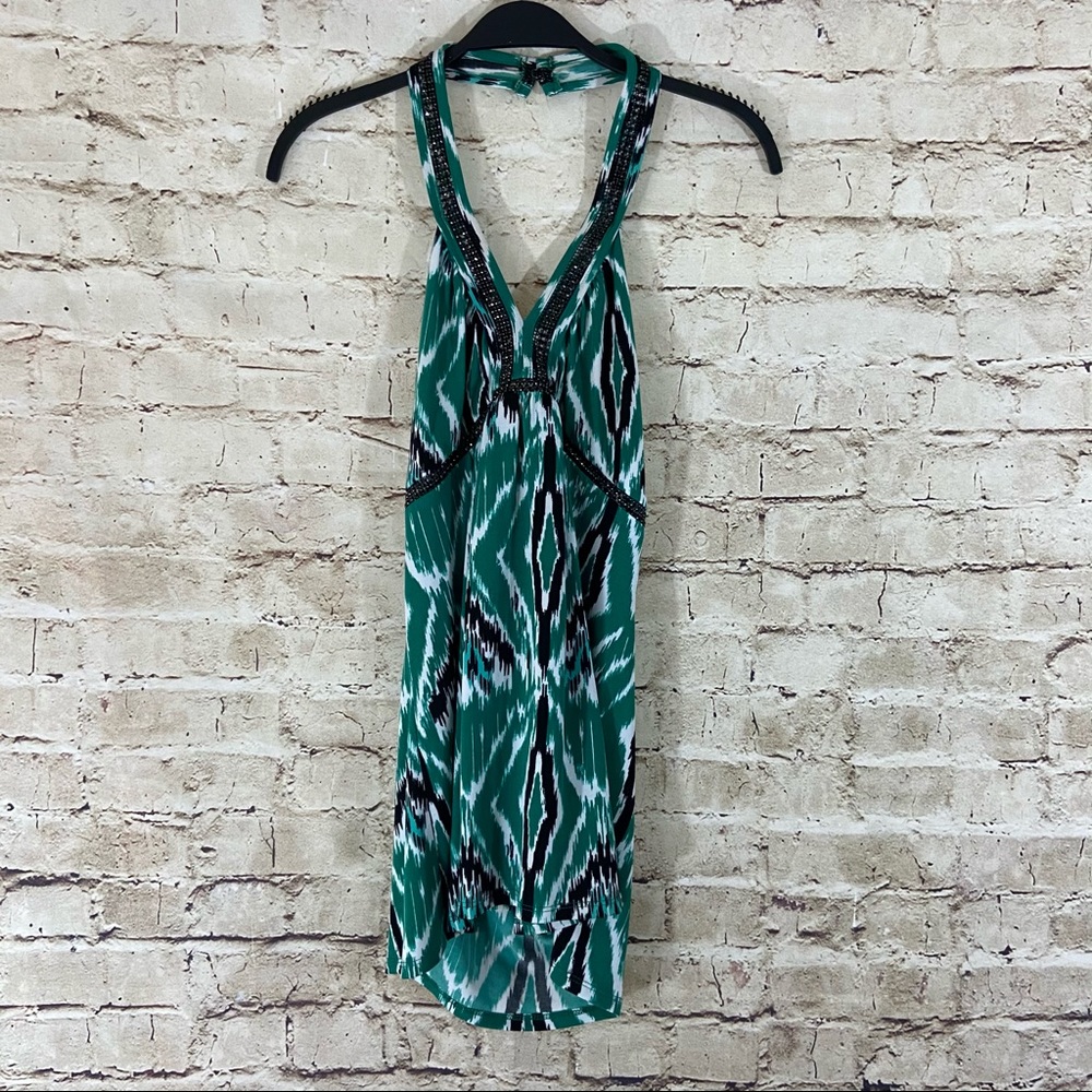 INC international concepts green halters top small - Picture 7 of 9